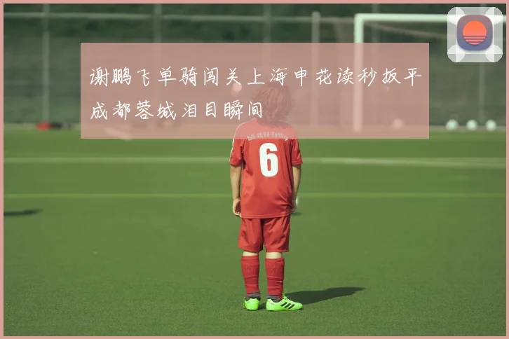 谢鹏飞单骑闯关上海申花读秒扳平成都蓉城泪目瞬间